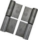 Set 2 Weld-on Hinges 100mm Base