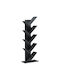 Bookcase Fyllo Anthracite 50x25x141.5cm