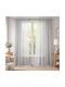 My Home Luxury Window Curtain with Pencil Pleat Gray 280x270cm