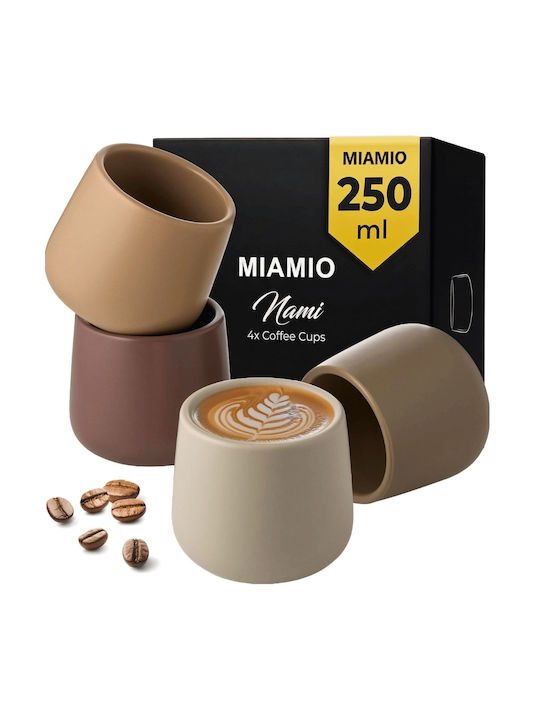 Miamio Nami Collection Κούπα Κεραμική Μπεζ 250m...