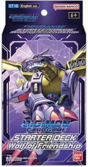 Digimon Card Game Starter Deck Display Wolf Friendship St16