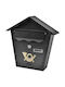 SGTT Cutie Poștală Pentru Exterior Metalică Neagră 37x37x10cm