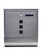 SGTT Cutie Poștală Pentru Exterior Din Inox Culoare Gri 34x31x10cm