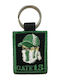 Fabric Keychain Square Frame "gate 13"