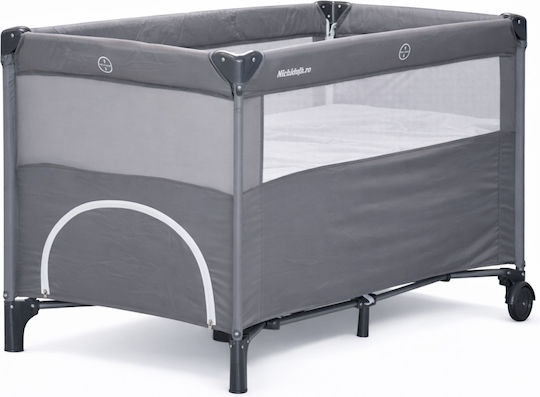Playpen 2 Levels With Mattress Gray 210x210cm