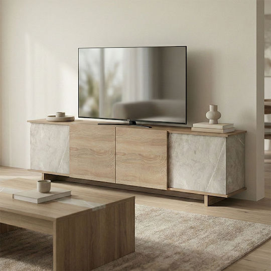 Stand TV Zafore Gri Bej L180xA33xÎ50cm