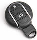 Autoschlüsselhülle mit Schlüsselblatt mit 4 Tasten für Mini Cooper