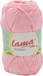 Νήμα Sunny Μερσεριζέ Cotton 50γρ Ροζ