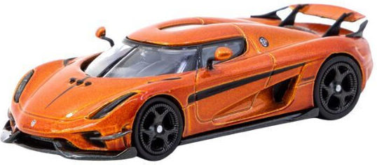 Koenigsegg Regera Orangenes Auto Modell 1:64 Tarmac Works