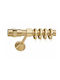 Anartisi Metallic Curtain Pole S11 Single Ø25mm 160cm Matte Gold