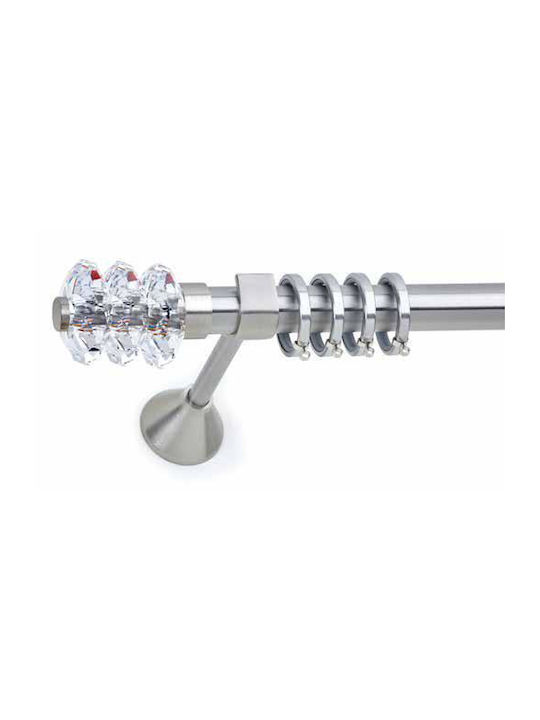 Anartisi Metallic Curtain Pole Lake Single Φ25mm 160cm Satin Gold