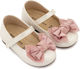 Babywalker Christening Leather Pumps Pink