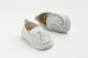 Ever Kid Christening Leather Soft Sole White Moccasins A601A