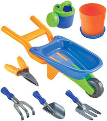 Wheelbarrow Toy Set + 7 Accessories Beach Garden