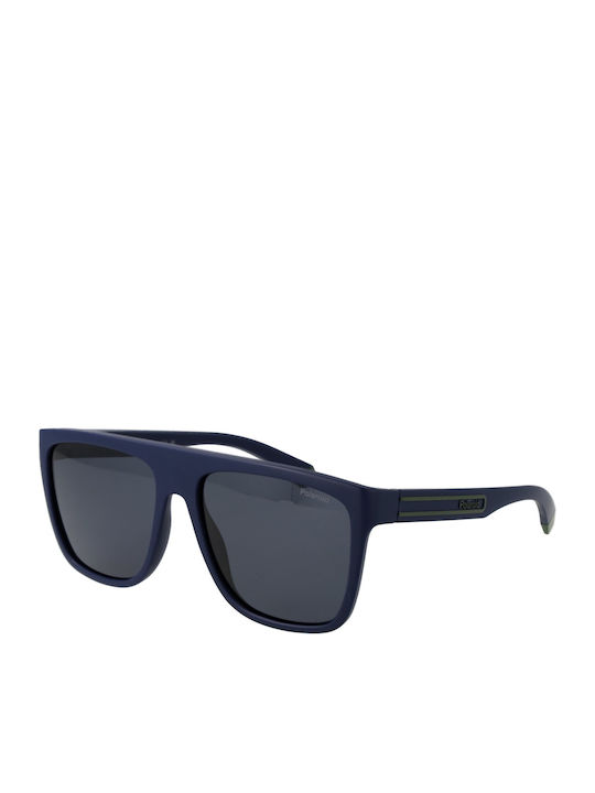 Polaroid Men's Sunglasses with Blue Frame and B...