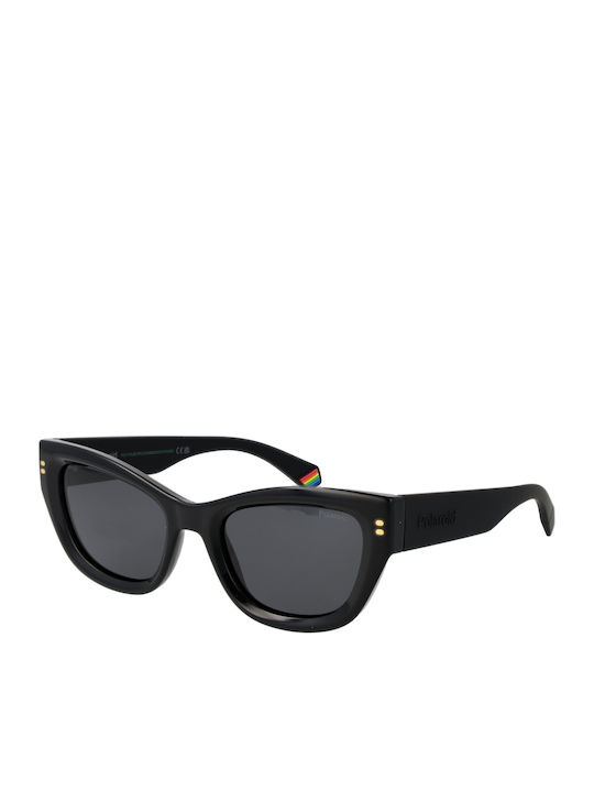 Polaroid Women Sunglasses With Black Horn-Rimme...