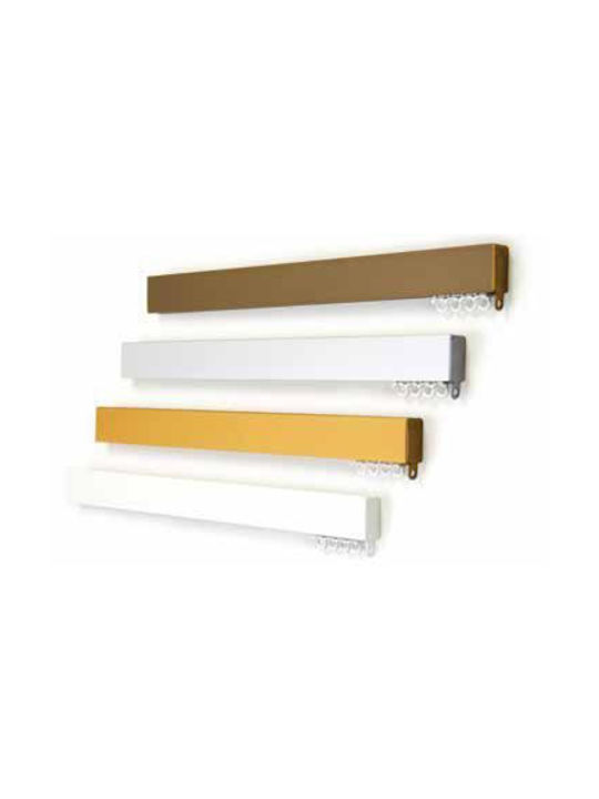 Anartisi One-Way Metallic Curtain Track in Gold Colour 120cm