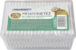 Sensimed Cotton Buds Paper Stick 200 Pieces