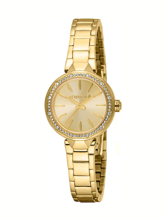 Roberto Cavalli Womens Watch Battery with Gold ...