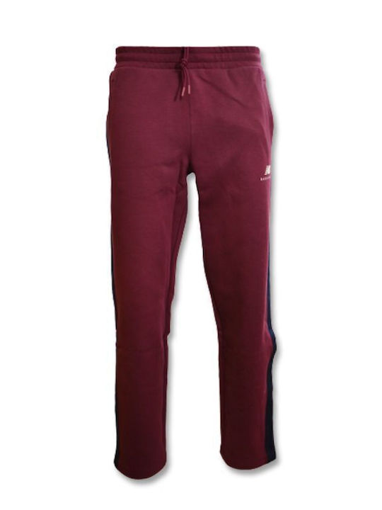 New Balance Herren-Sweatpants Burgundisch