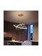 Powertech Deckenleuchte Gold LED mit Natürliches Weiß Licht 40x40x120cm