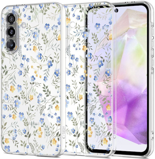 Handyhülle Tech-Protect Flexair Samsung Galaxy A37 5G – Frühlingsblumen