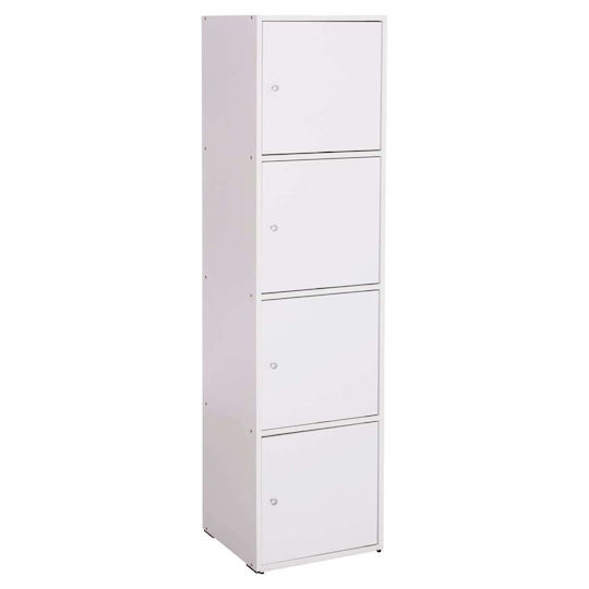 Ντουλαπι 0507276 Στήλη Μπάνιου Δαπέδου 40x39x157cm Λευκή Ντουλαπι 0507276 Στήλη Μπάνιου Δαπέδου 40x39x157cm Λευκή