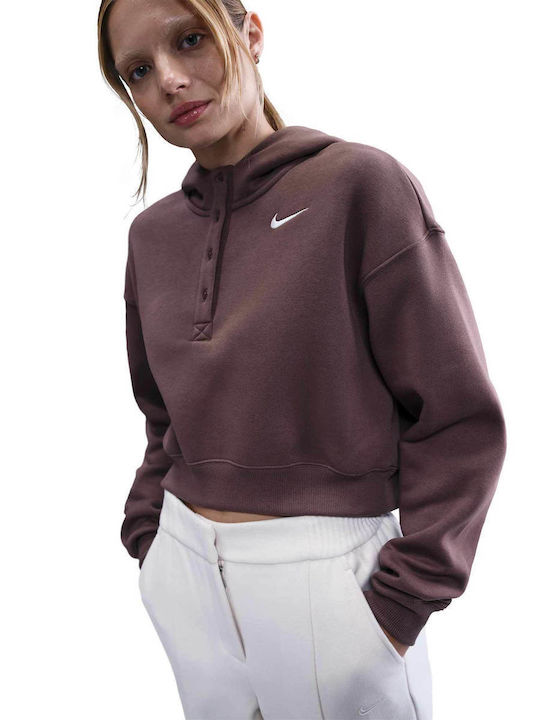 Nike Women's Sweatshirt Hooded Red
