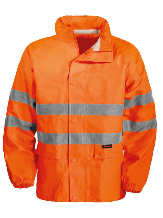 Kapriol Work Jacket Reflective Orange