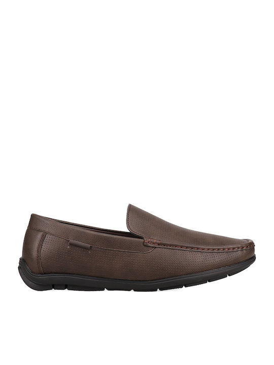 Migato Ανδρικά Loafers σε Καφέ Χρώμα