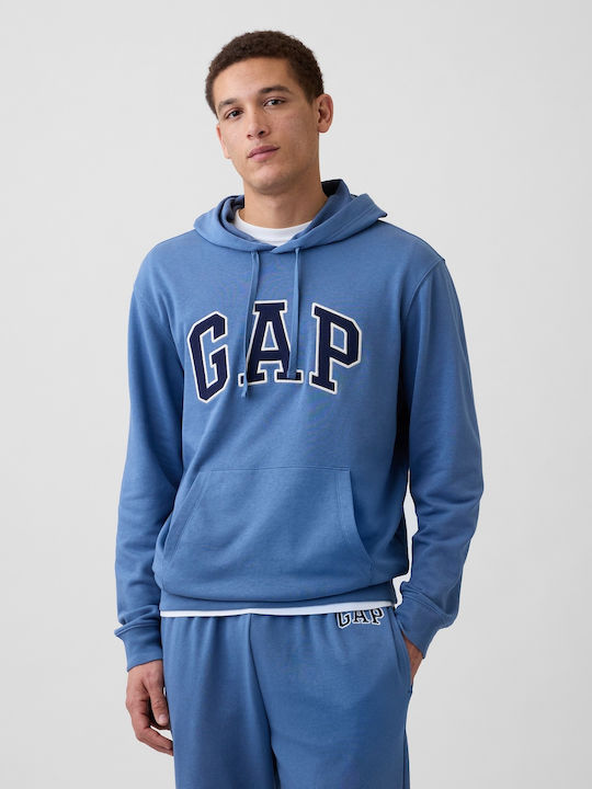 GAP Logo Hoodie with Hood Bainbridge Blue
