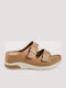Summer Women's Platforms in Style Slippers Beige