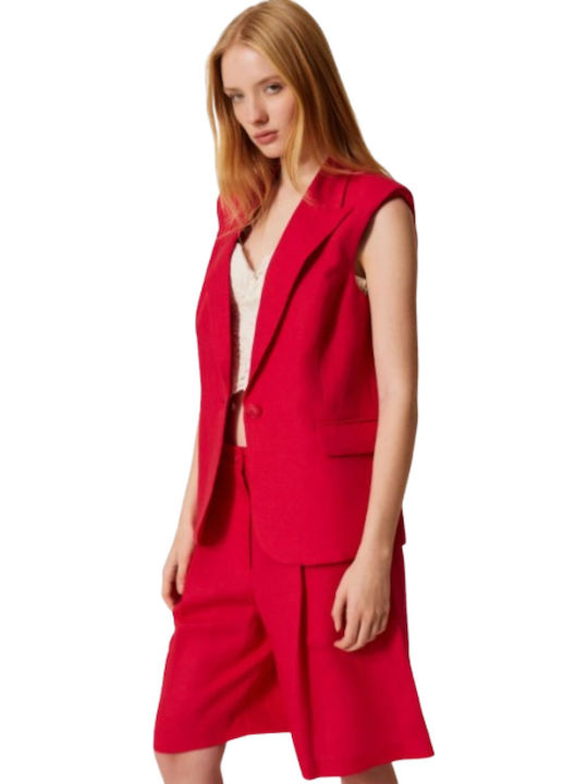 Twinset Γυναικείο Σακάκι Magenta