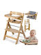 Nukido Highchair with Wooden Frame & Wooden Seat