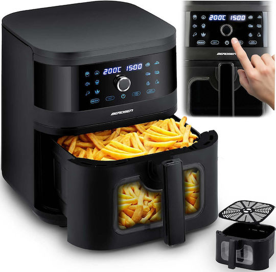 Berdsen Heißluftfritteuse 8lt Schwarz BD-661