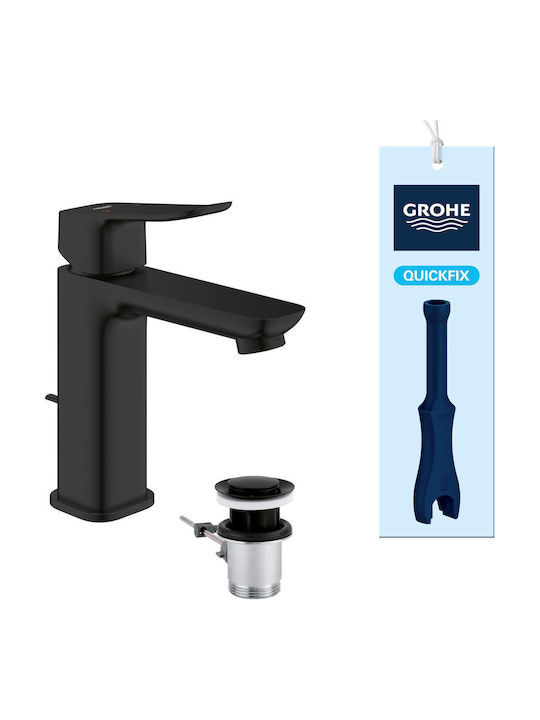 Grohe Αναμεικτική Μπαταρία Νιπτήρα Ψηλή Μαύρη