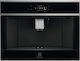 Electrolux Автоматична Еспресо Кафемашина Вградена 1350W Налягане 15bar за Капучино с Мелачка Сива EBC85X