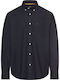 Long Sleeve Shirt in Regular Fit Dark Blue
