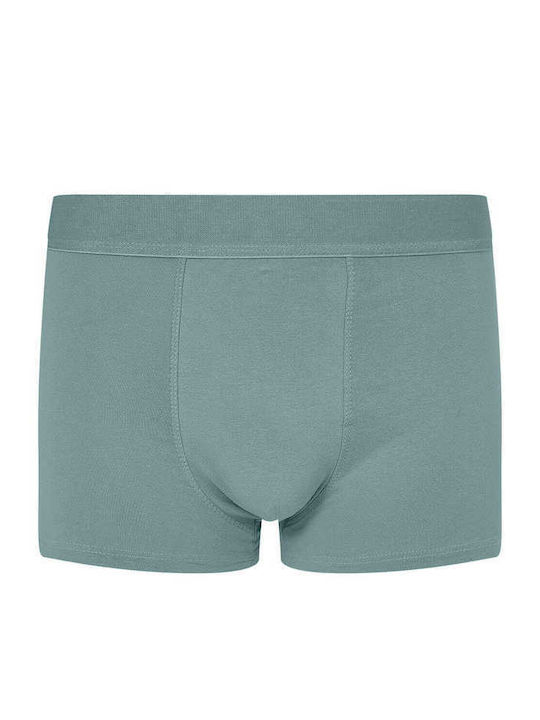 Celestino Herren Boxershorts Baumwolle Petrol Blau