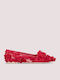 Ella Women's Ballerina Shoes In Red Color