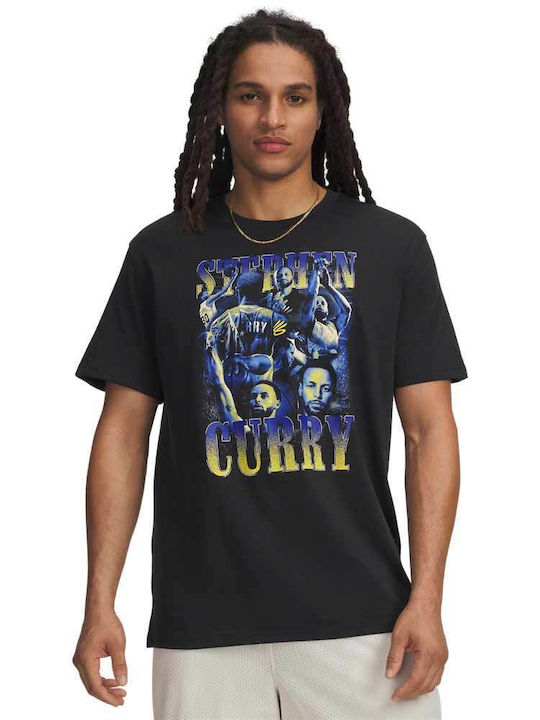 Under Armour Curry Kurzarm T-Shirt Schwarz Under Armour Curry Kurzarm T-Shirt Schwarz