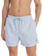 Men's Swimwear Shorts Blue Striped