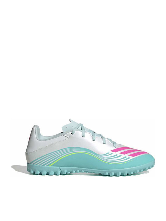adidas F50 Messi Club Футболни Обувки с Гумена Подметка TF Бели