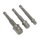 Sealey Set Biți Cu Cap Hexagonal 3 Bucăți Unealtă Electrică 1 Bucată Ak4929