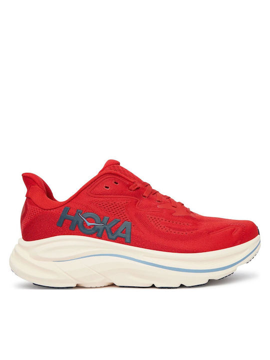 HOKA Clifton 10 Men's Running Sport Shoes Red