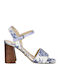 Damen Sandalen Blau