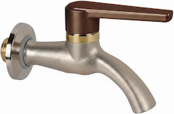 Effebi Κάνουλα Αντιπαγωτική 1755H404 1/2" Sky Flow – Καφέ Λαβή
