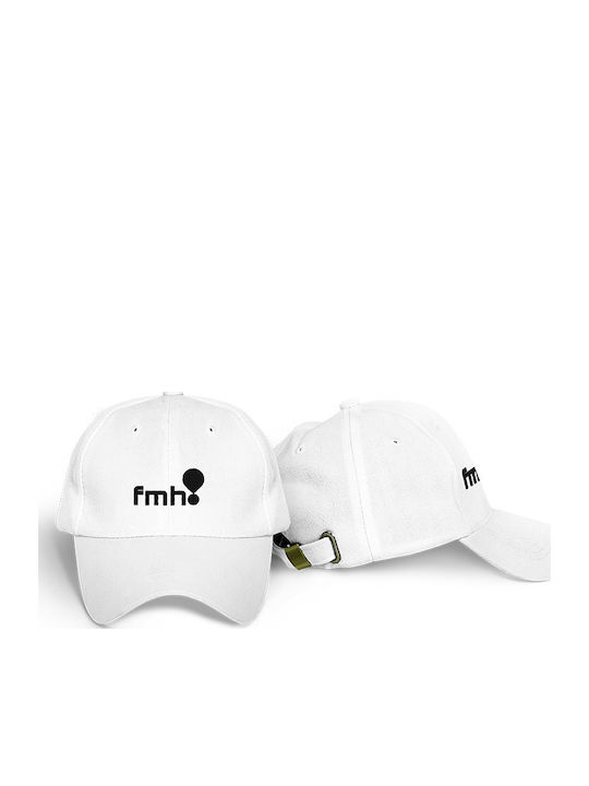 Fmh Sports Καπέλο Jockey Λευκό