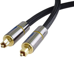 PremiumCord Optical Audio Cable TOS Male - TOS Male Black 1m