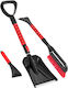 3-piece Car Snow Removal Set Telescopic Shovel Windshield Scraper Brush